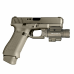 Lanterna p/ pistola Olight Baldr RL Desert Tan c/ Laser 1120 lúmens